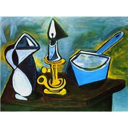 Picasso  Still Life With Candle 