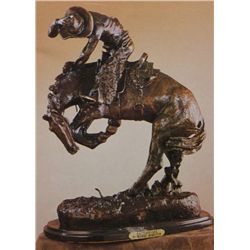  Rattlesnake  Bronze Sculpture - Remington