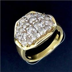 1.5 Ctw. Diamond Ring In 10ky Gold