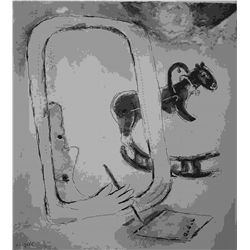 Marc Chagall 1952 Antique Lithograph