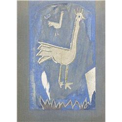 Braque Original Lithograph "Le Pigeon"