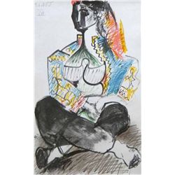 Picasso Color Lithograph "Carnet Californie"
