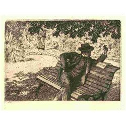 James Tissot Original Etching