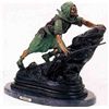 Image 2 : "Arab On Rock" Bronze Sculpture - Gulleman