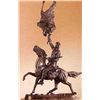 Image 2 : "Buffalo Signal" Bronze Sculpture - Remington