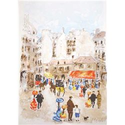 Hunther Hand Signed Lithograph