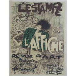Pierre Bonnard Lithograph "L'estampe Et L'affiche"
