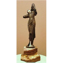 Chiparus - "Odalisque" - Bronze And Ivory Sculpture