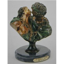 "Le Basier Dohne" Bronze Sculpture - Houdon