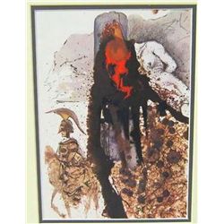 Dali 1964 Vintage Bible Lithograph