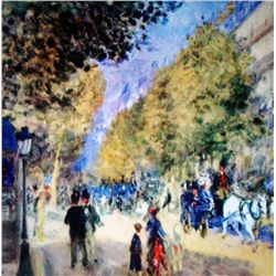 Renoir "The Great Boulevards" Ltd. Giclee'
