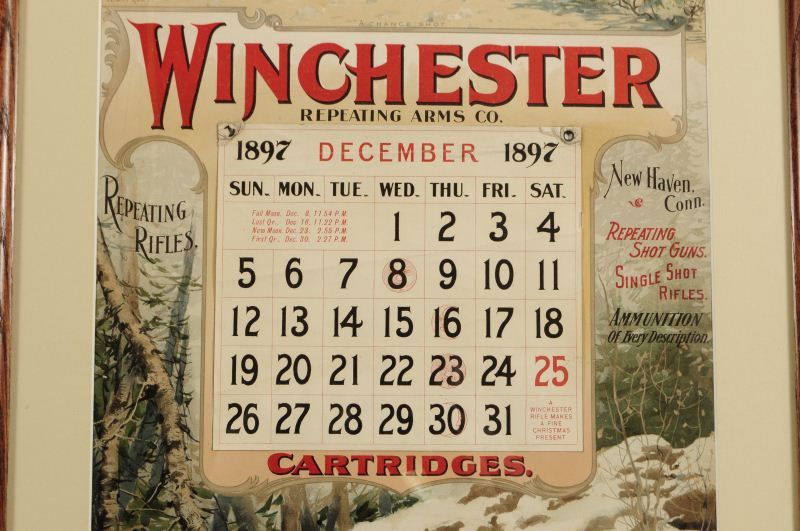 Winchester 1897 Advertising Calendar