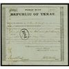 Image 1 : Republic of Texas Public Debt Document