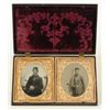 Image 1 : Identified Civil War Tin Type Photographs in Case