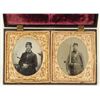 Image 2 : Identified Civil War Tin Type Photographs in Case