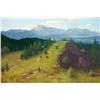 Image 1 : R.D. Enright Mountain Landscape Oil On Canvas