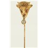 Image 1 : Cattleman's Gold Steer Head Stick Pin Austin Texas