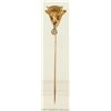 Image 2 : Cattleman's Gold Steer Head Stick Pin Austin Texas
