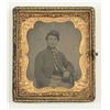 Image 3 : 3 Civil War Soldiers Tintype Photos