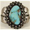 Image 1 : Native American Turquoise Bracelet Signed G.A.