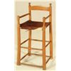 Image 1 : Texas Hide Bottom High Chair