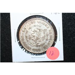 1962 Mexico Un Peso Foreign Coin