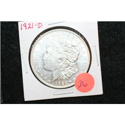 1921-D Silver Morgan $1
