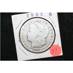 1902-O Silver Morgan $1, G