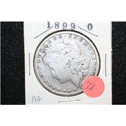 1899-O Silver Morgan $1, AG