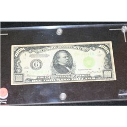 1934 US Federal Reserve Note $1000, Chicago IL Reserve