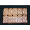 Image 2 : 2012 Copper Ingot, .999 Fine 1 Oz., Lot of 10