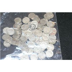 Buffalo Nickel, Various Dates & Conditions, Lot of 100