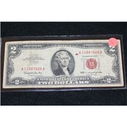 1963 United States Note $2, Red Seal