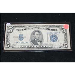 1934-C US Silver Certificate $5, Blue Seal