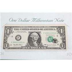 1999 US Federal Reserve Note $1, Atlanta GA Reserve, "Millennium Note"