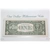 Image 2 : 1999 US Federal Reserve Note $1, Atlanta GA Reserve, "Millennium Note"