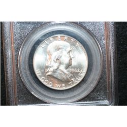 1962-D Ben Franklin Half Dollar, PCGS Graded MS64