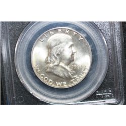 1961 Ben Franklin Half Dollar, PCGS Graded MS64