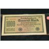 Image 1 : 1922 German 1,000 Fausend Mark Foreign Bank Note