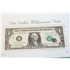 Image 1 : 1999 US Federal Reserve Note $1, Atlanta GA Reserve, "Millennium Note"