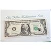 Image 1 : 1999 US Federal Reserve Note $1, Atlanta GA Reserve, "Millennium Note"