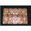 Image 1 : 2012 Copper Ingot, .999 Fine 1 Oz., Lot of 10