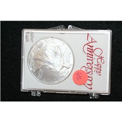 2010 Silver Eagle $1, "Happy Anniversary"