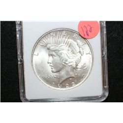1922 Peace $1, MCPCG Graded MS64