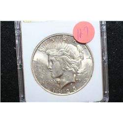 1923-S Peace $1, MCPCG Graded MS64