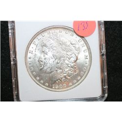 1900 Silver Morgan $1, MCPCG Graded MS63