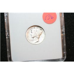 1921-D Mercury Dime, MCPCG Graded G-4