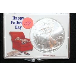 2010 Silver Eagle $1, "Happy Father's Day"