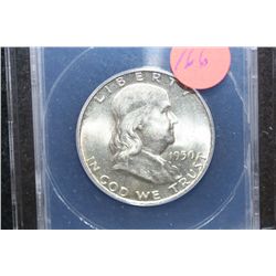 1950 Ben Franklin Half Dollar, ANACS Graded AU58