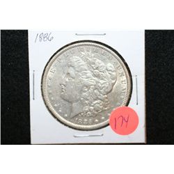 1886 Silver Morgan $1
